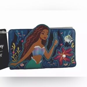 ♦️SOLD♦️Loungefly x Disney Little Mermaid Ariel Live Action Movie 2023 Wallet